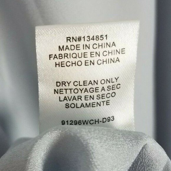 WAYF Women's Sz. S One Shoulder Wrap Front Long Evening Dress Ocean Mist NEW - Picture 7 of 8